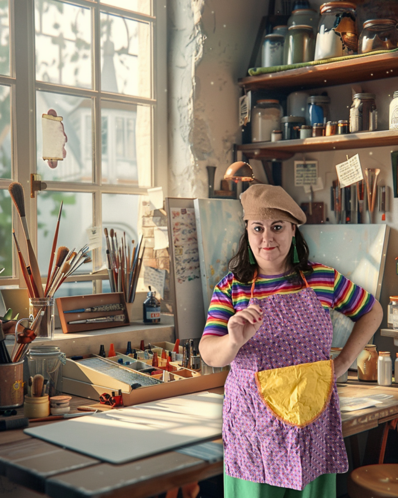 Creameid Electra personage - creatieve animatie